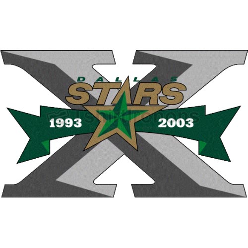 Dallas Stars T-shirts Iron On Transfers N135 - Click Image to Close